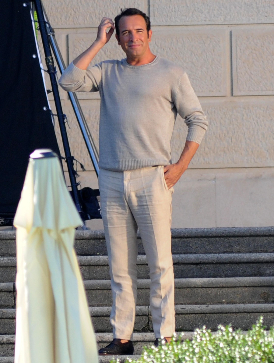 Амаль Аламуддин посетил Джорджа Клуни на съемочной площадке его рекламы Nespresso