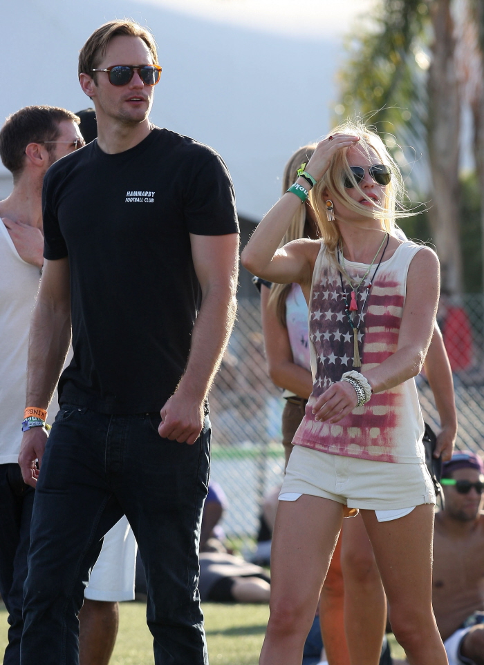 Алекс Скарсгард и Кейт Босуорт получили удовольствие в Coachella