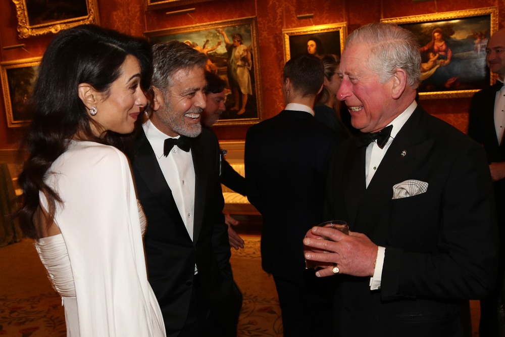 Амаль Клуни надела Жан-Луи Шеррера в 2007 году на ужин в Букингемском дворце