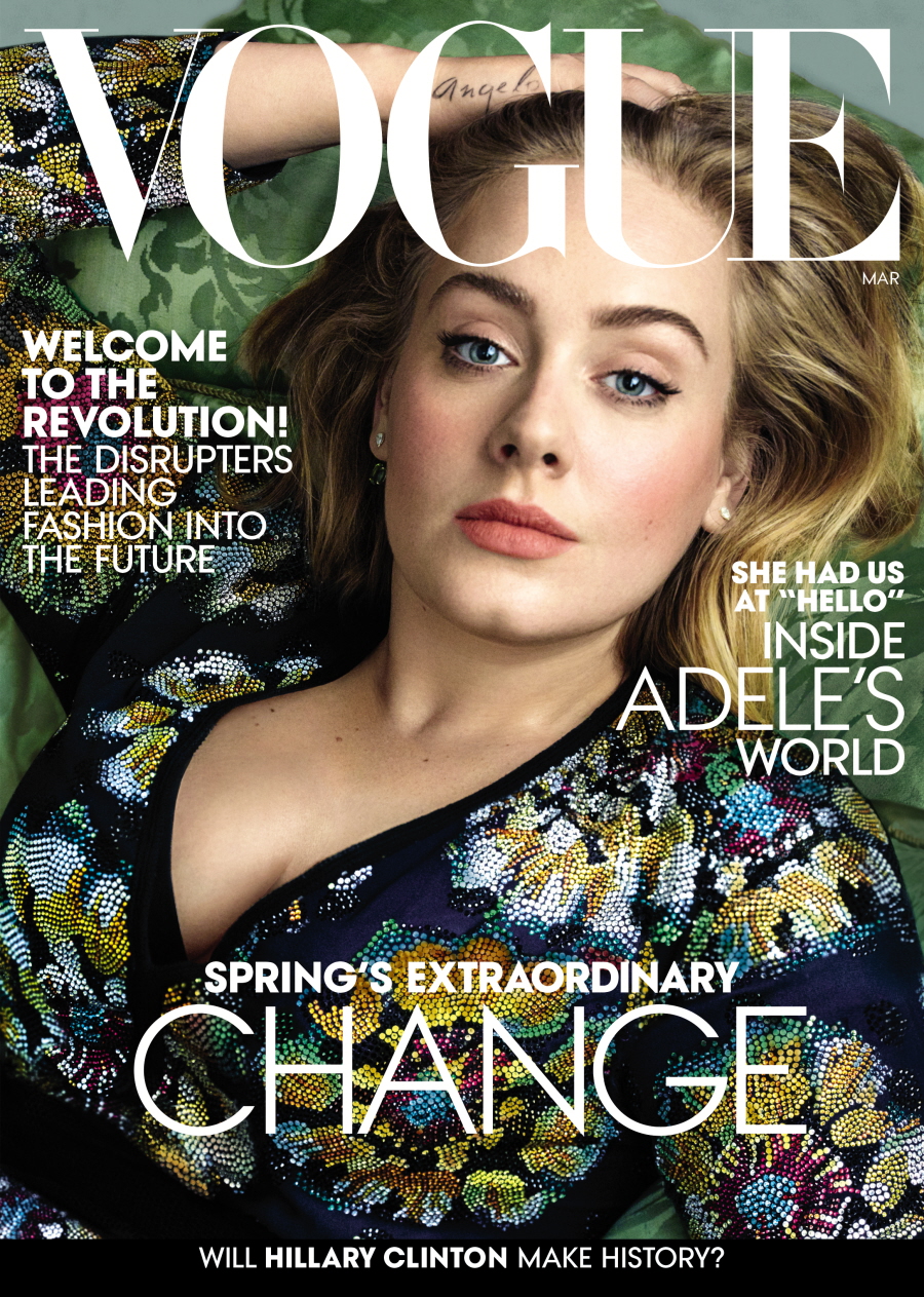 Адель рассказывает о Vogue, говорит о материнстве: у меня была цель, а раньше я этого не делала