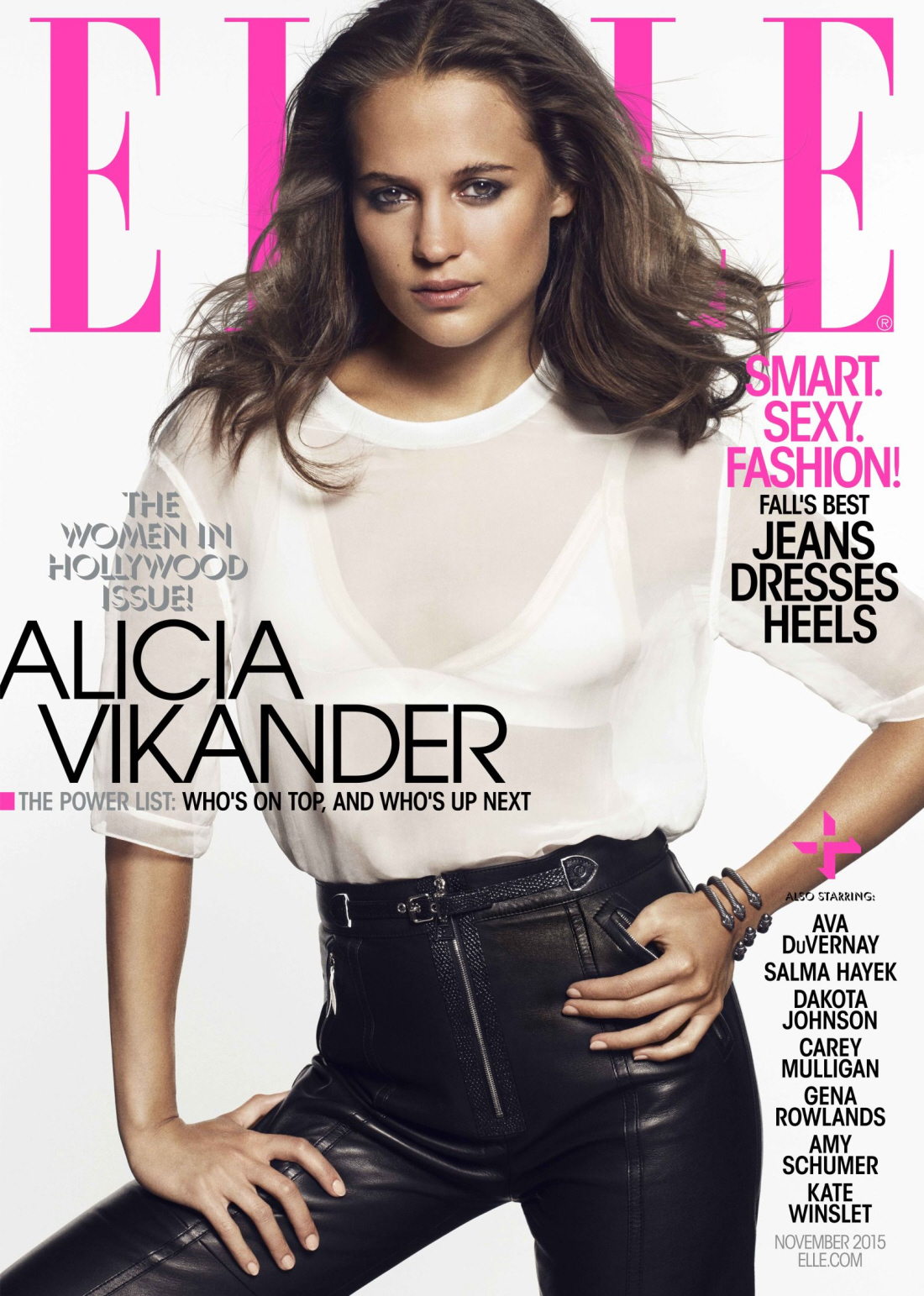 Алисия Викандер получает свою первую обложку журнала Elle: потрясающая или скучная?